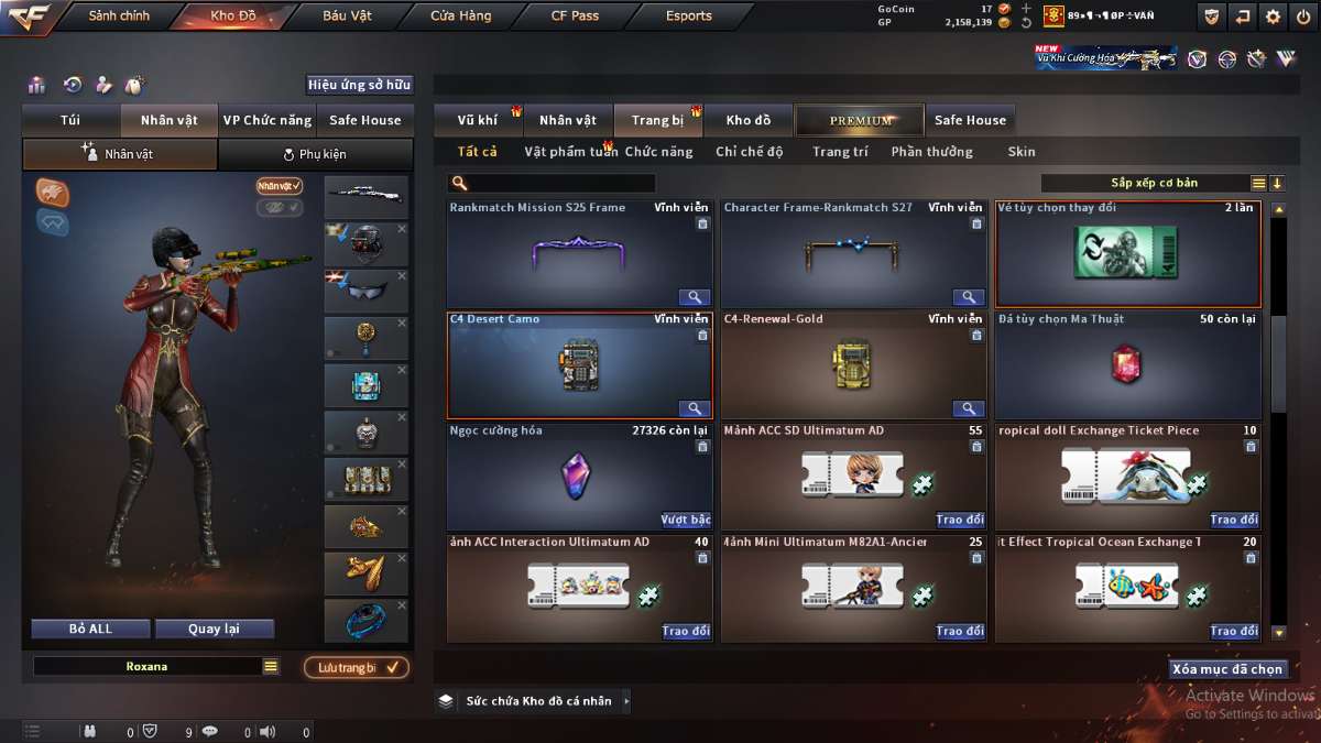 shop acc cf uy tin gia re